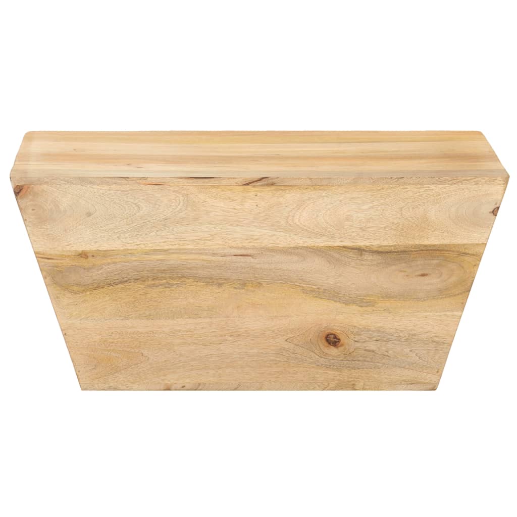 Table basse en forme de V 66x66x30 cm Bois de manguier massif - XIOS
