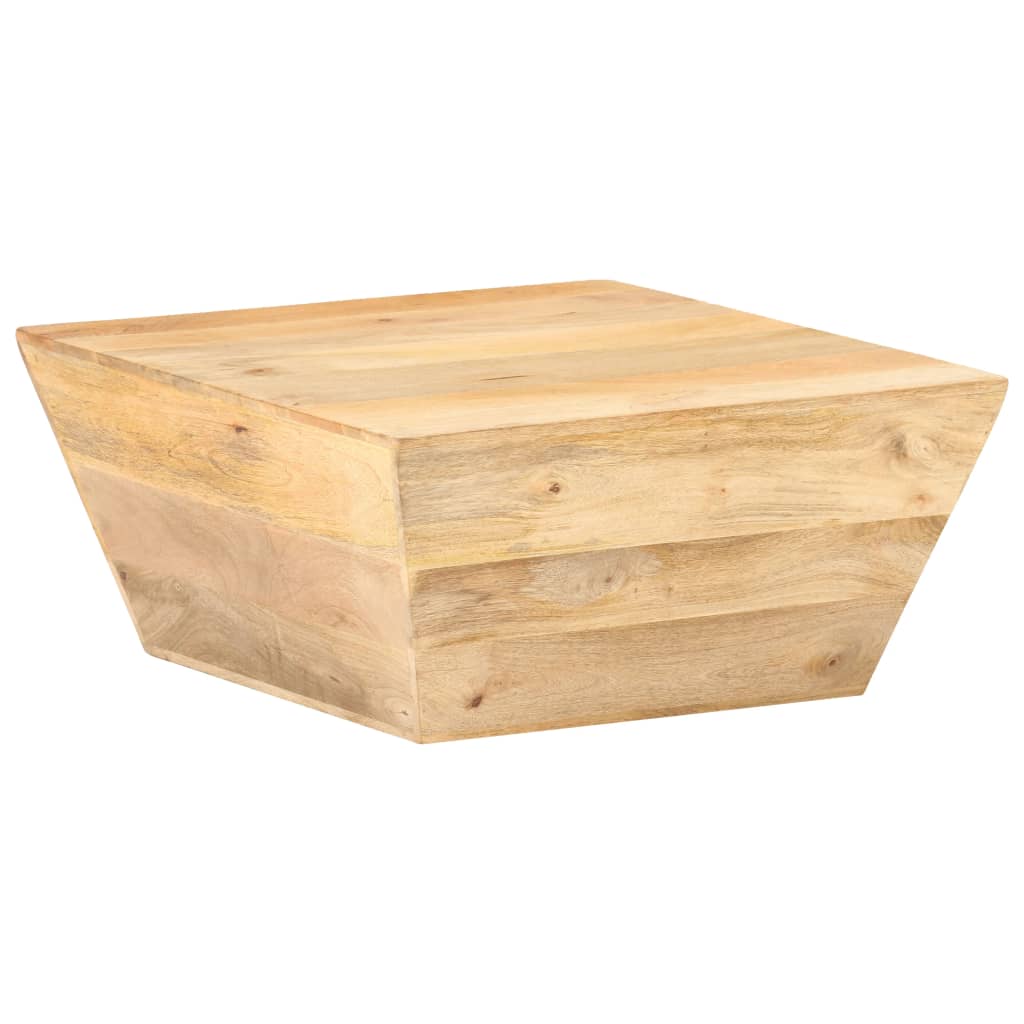 Table basse en forme de V 66x66x30 cm Bois de manguier massif - XIOS