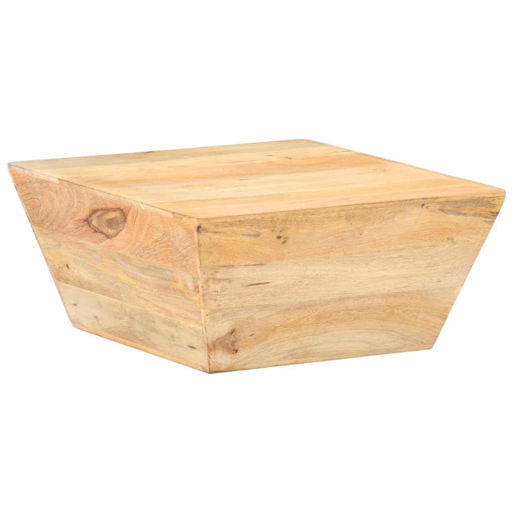 Table basse en forme de V 66x66x30 cm Bois de manguier massif - XIOS
