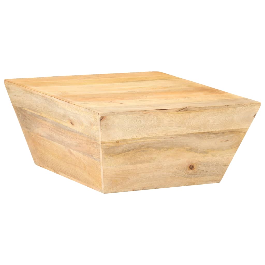 Table basse en forme de V 66x66x30 cm Bois de manguier massif - XIOS