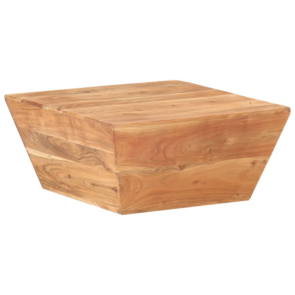 Table basse en forme de V 66x66x30 cm Bois d'acacia massif - XIOS