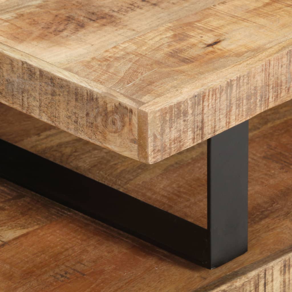 Ensemble de table basse 2 pcs Bois de manguier massif - XIOS