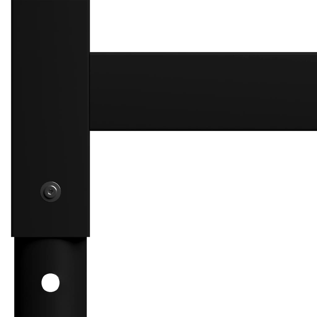 Cadres d'établi réglables 2 pcs Métal 85x(69-95,5) cm Noir - XIOS