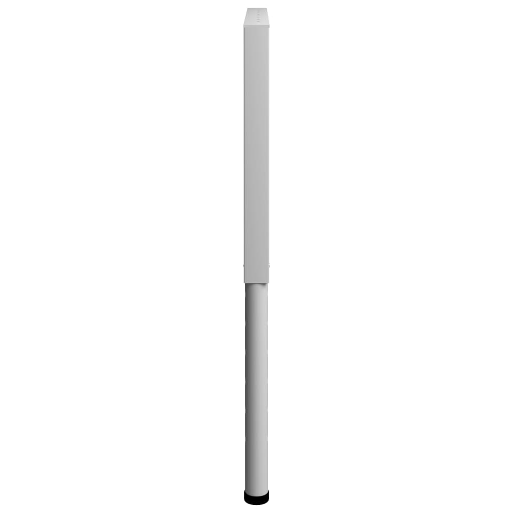 Cadres d'établi réglables 2 pcs Métal 85x(69-95,5) cm Gris - XIOS