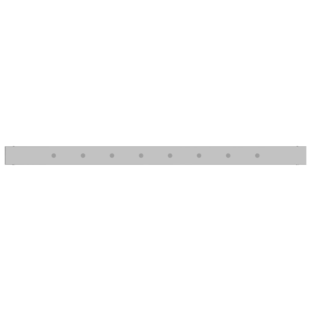 Cadres d'établi réglables 2 pcs Métal 85x(69-95,5) cm Gris - XIOS