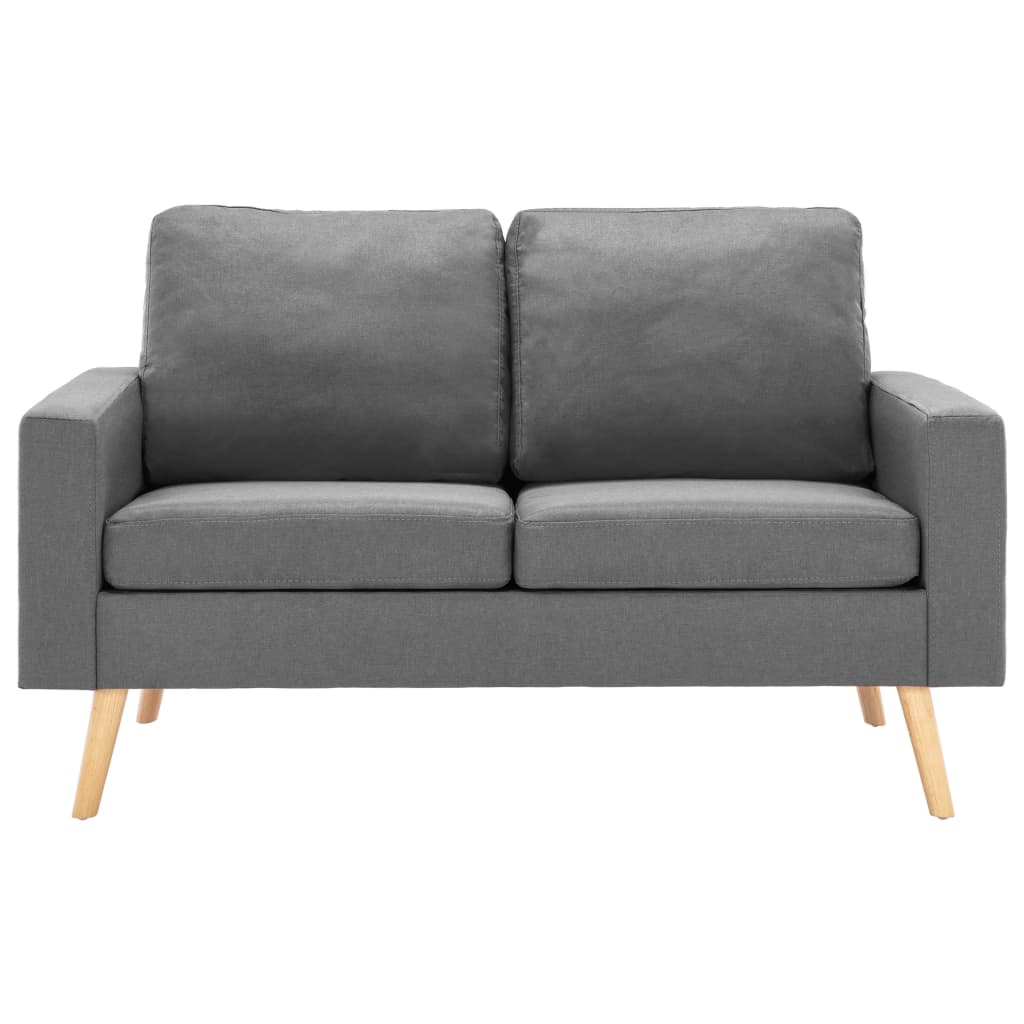 Ensemble de canapés 2 pcs Tissu Gris clair - XIOS
