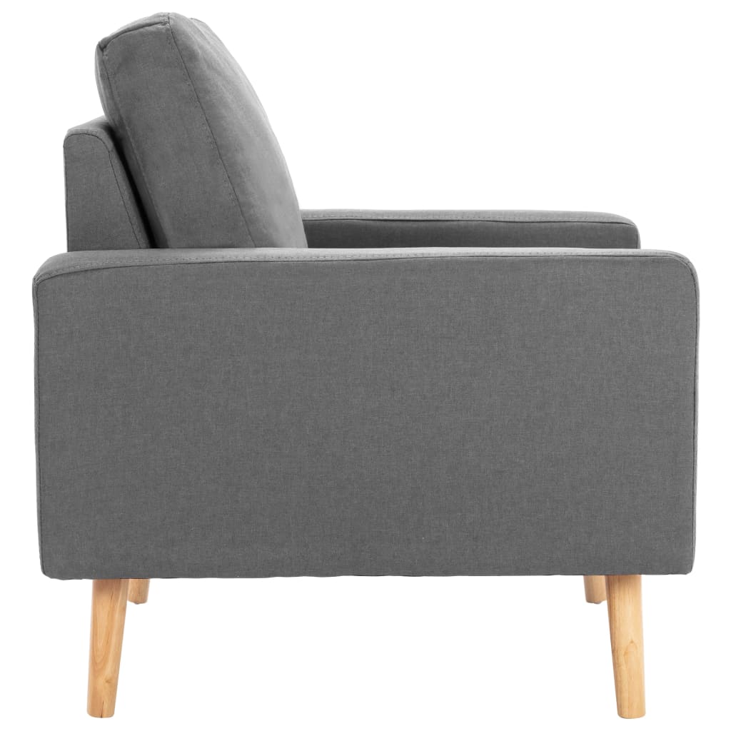 Ensemble de canapés 2 pcs Tissu Gris clair - XIOS