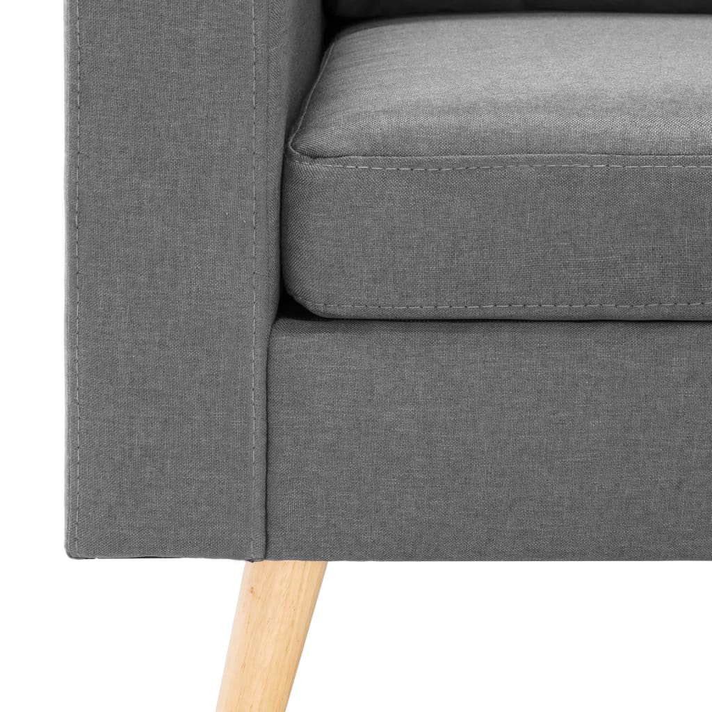 Ensemble de canapés 2 pcs Tissu Gris clair - XIOS