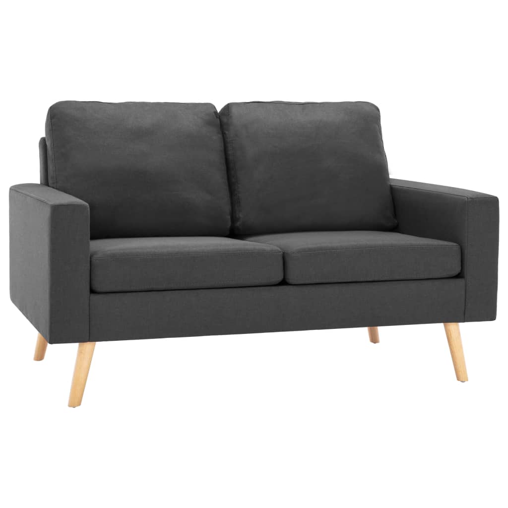 Ensemble de canapés 2 pcs Tissu Gris foncé - XIOS