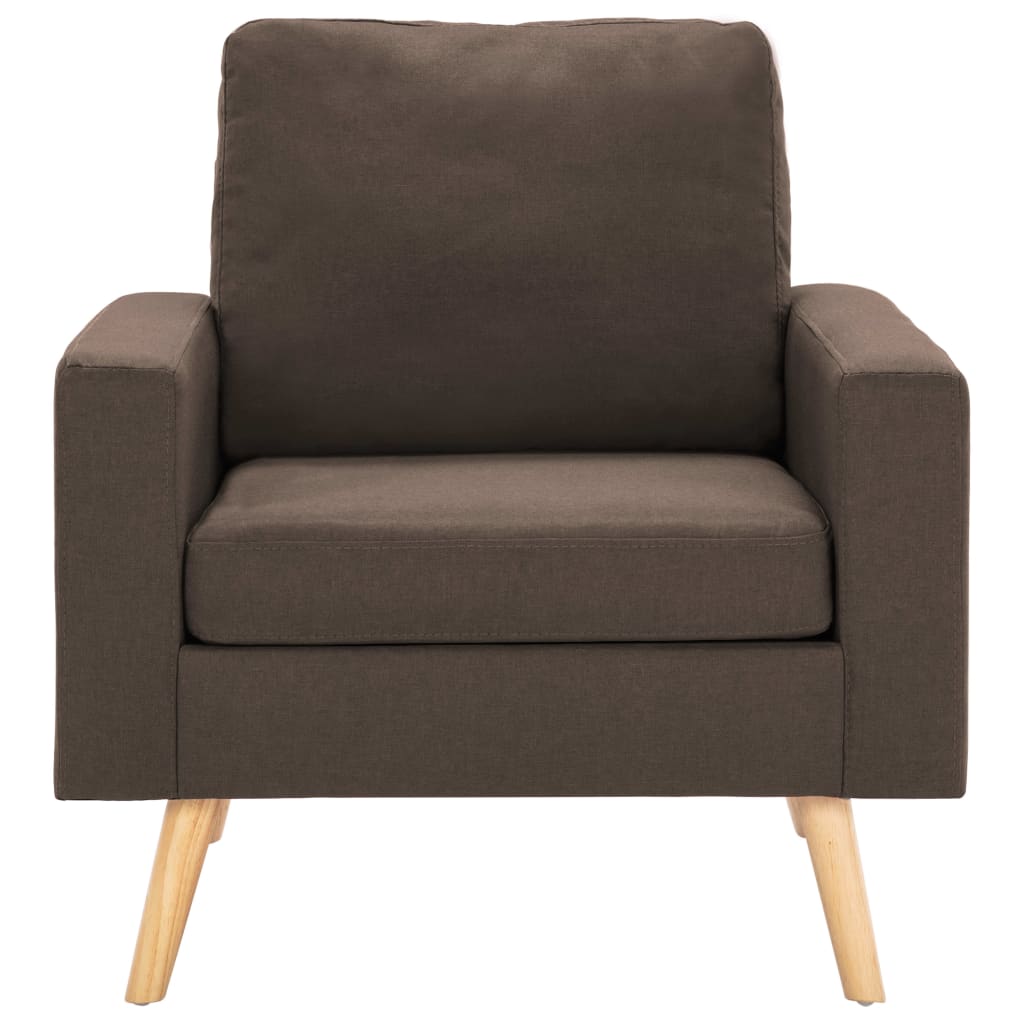 Ensemble de canapés 2 pcs Tissu Marron - XIOS