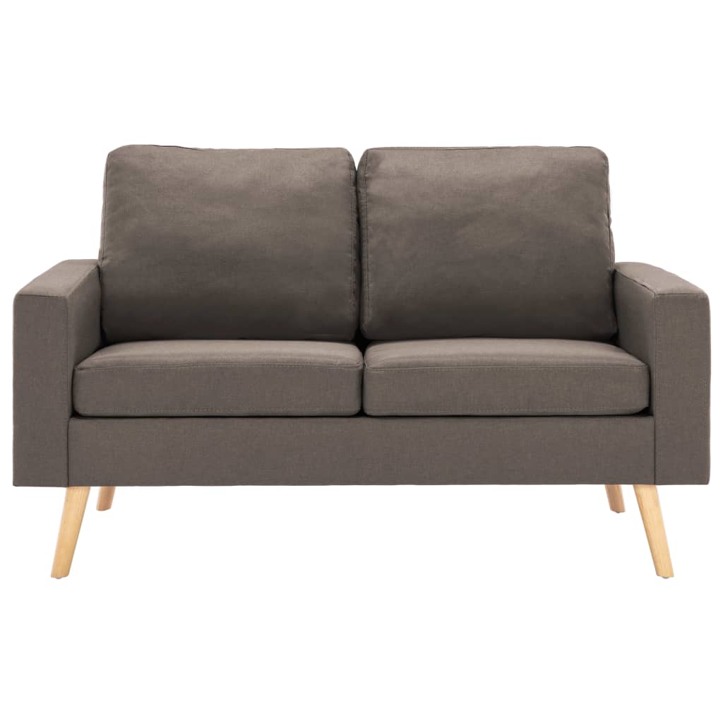 Ensemble de canapés 2 pcs Tissu Taupe - XIOS