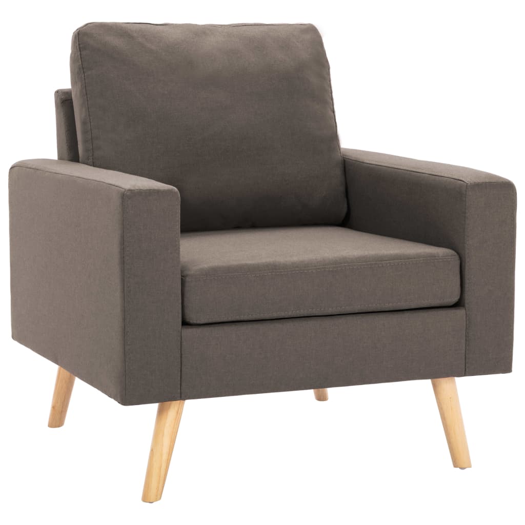 Ensemble de canapés 2 pcs Tissu Taupe - XIOS