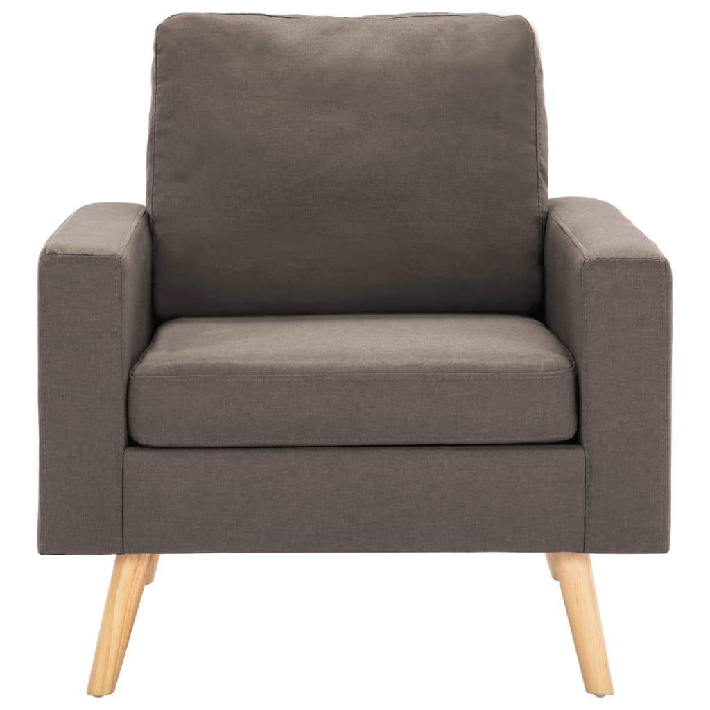 Ensemble de canapés 2 pcs Tissu Taupe - XIOS