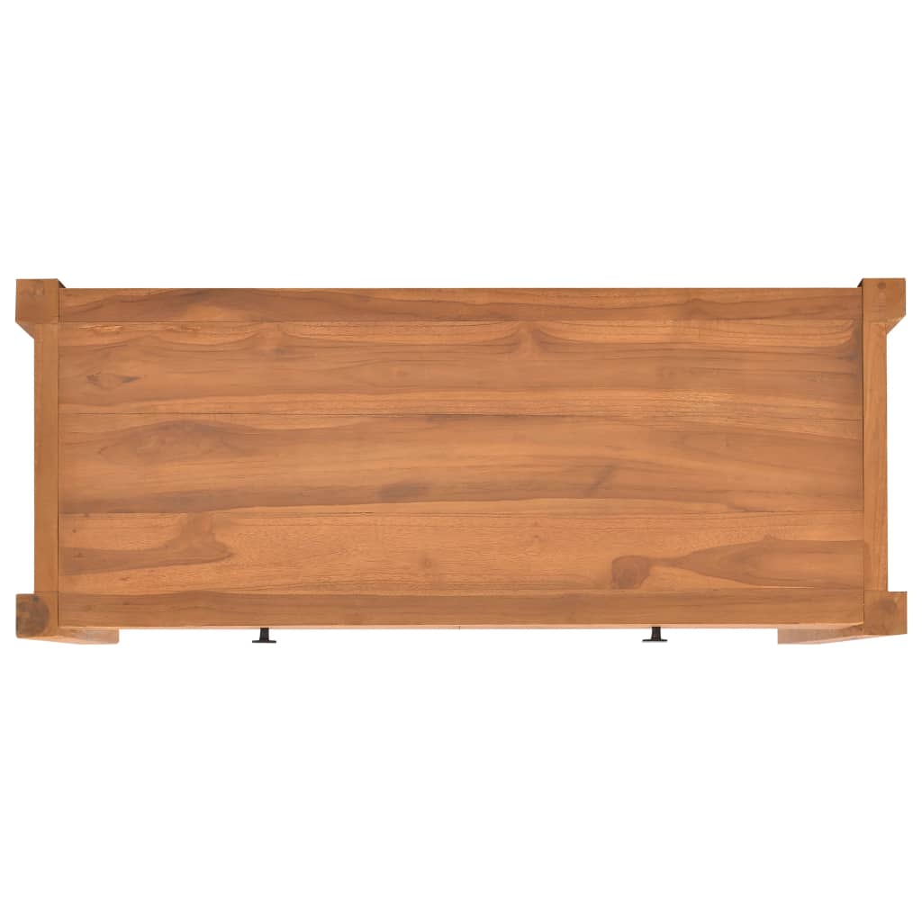 Bureau avec 2 tiroirs 100x40x75 cm Bois de teck - XIOS
