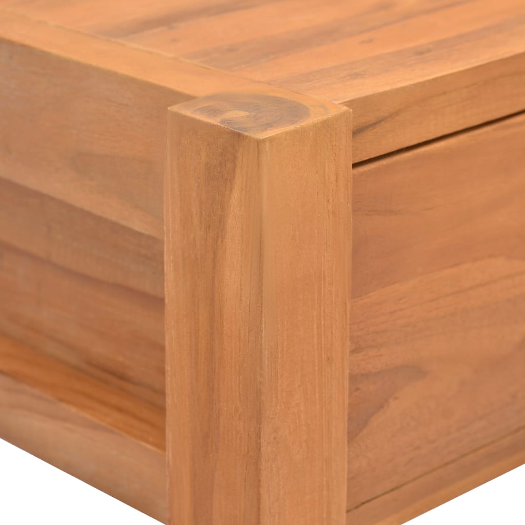 Bureau avec 2 tiroirs 100x40x75 cm Bois de teck - XIOS