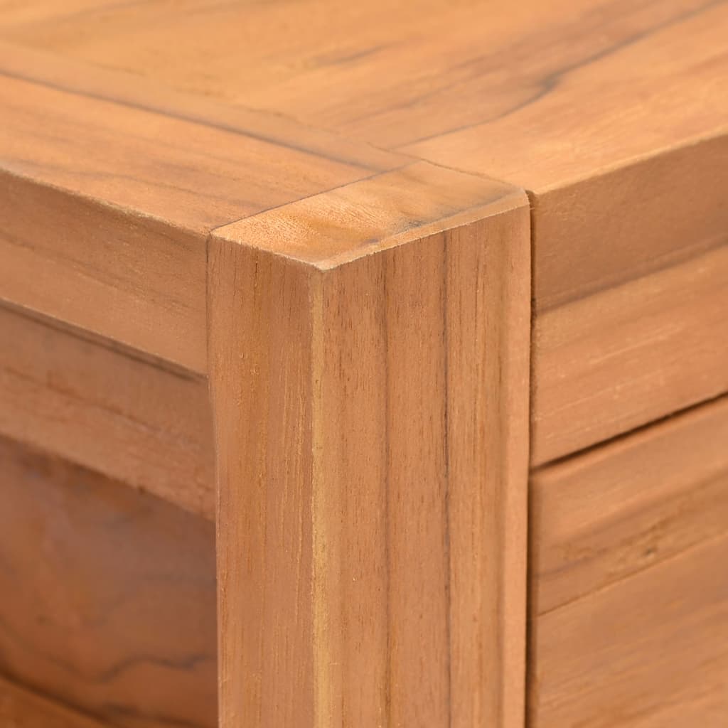 Bureau avec 2 tiroirs 100x40x75 cm Bois de teck - XIOS