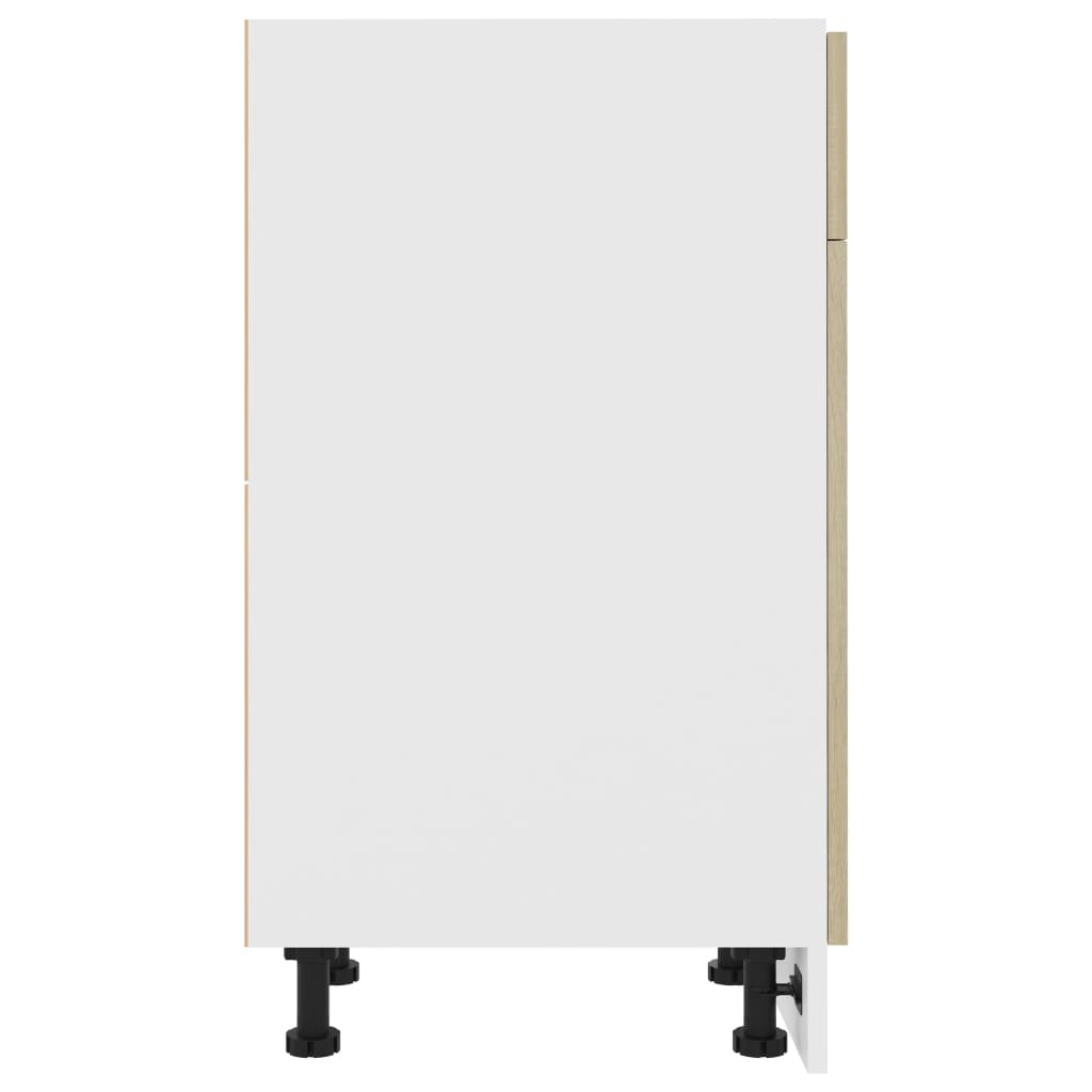 Armoire de plancher à tiroir "Lyon" Chêne sonoma Meubles de cuisine vidaXL
