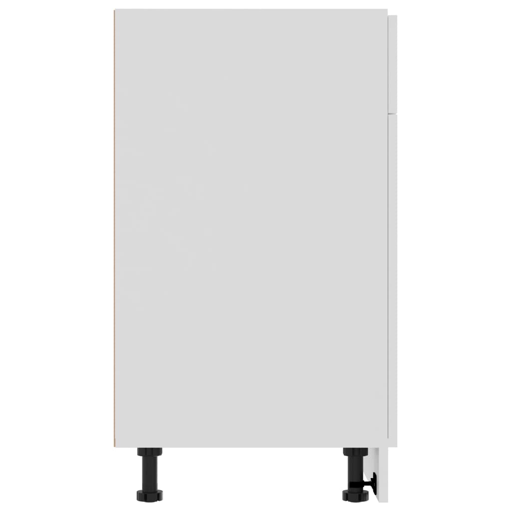 Armoire de plancher à tiroir "Lyon" Blanc 80x46x81,5cm Meubles de cuisine vidaXL