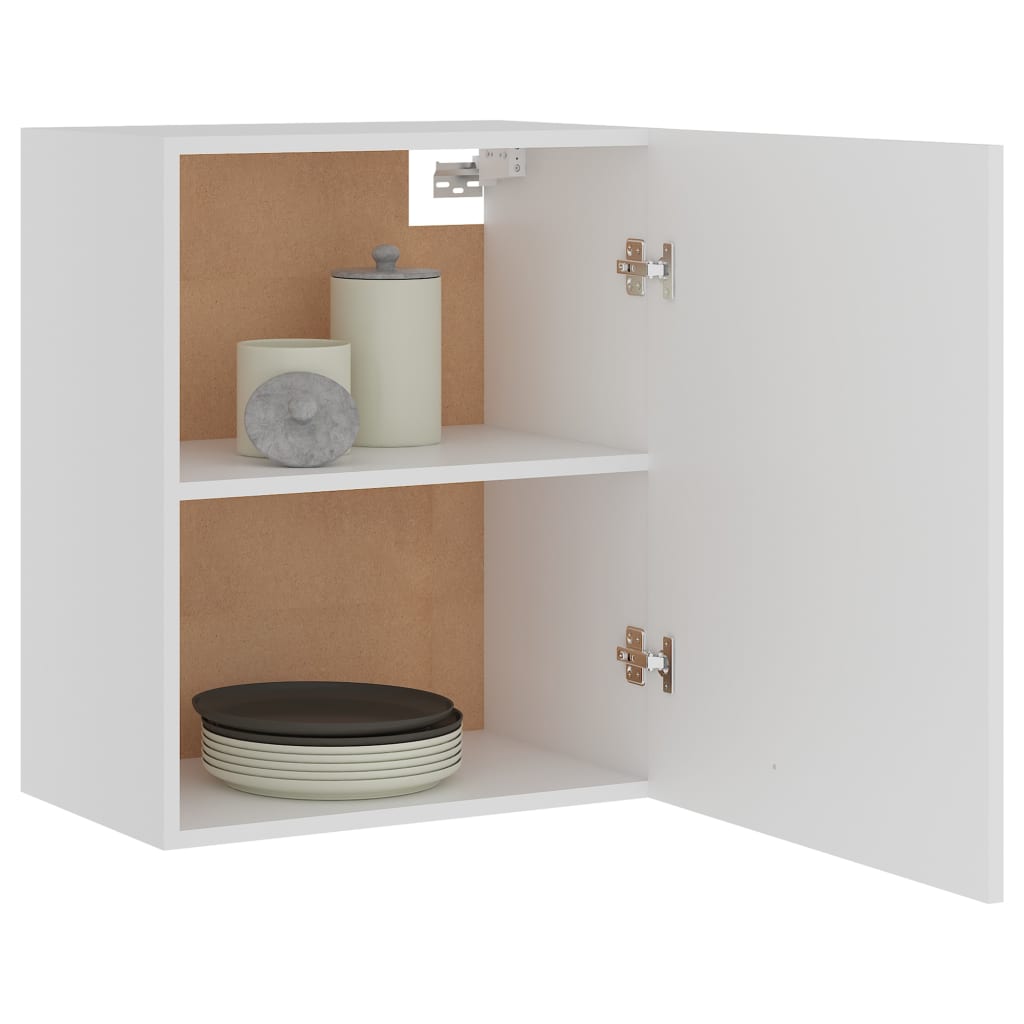 Armoire suspendu "Lyon" blanc bois d’ingénierie Meubles de cuisine vidaXL