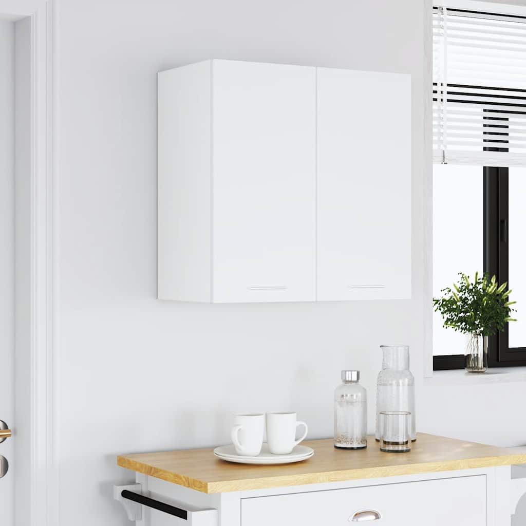 Armoire suspendue "Lyon" Blanc 60x31x60 cm Bois d'ingénierie