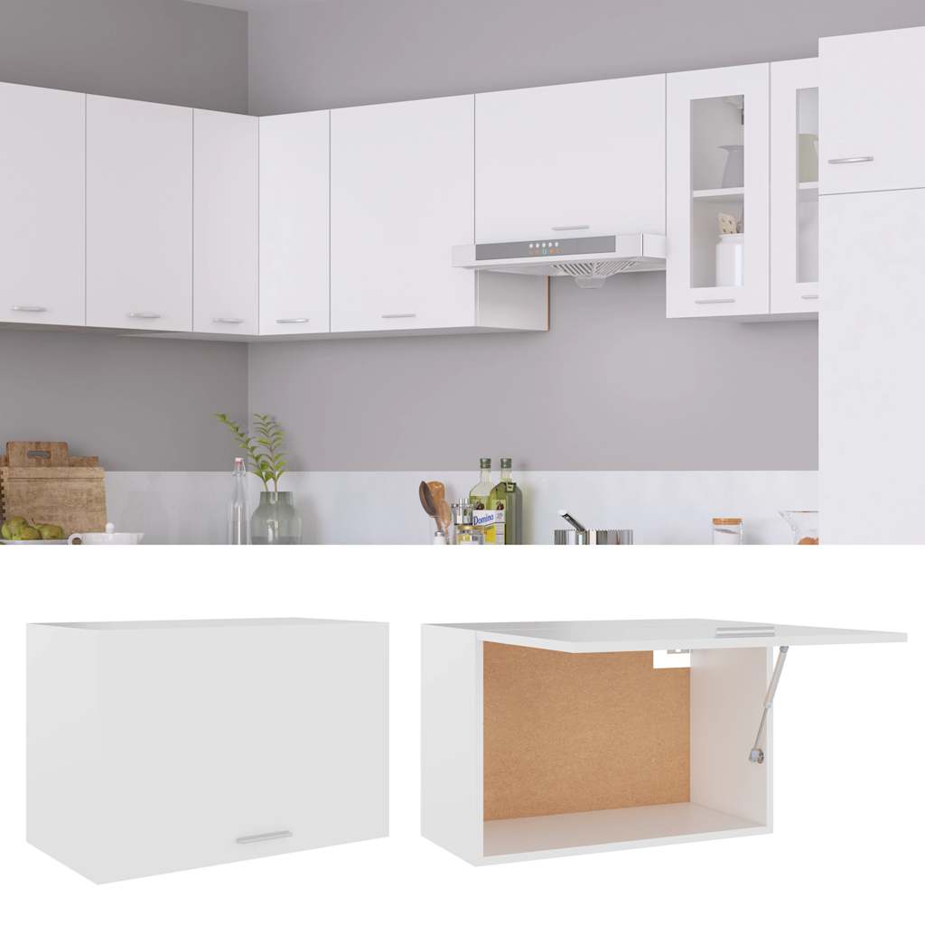 Armoire suspendue "Lyon" Blanc 60x31x40 cm Bois d'ingénierie Meubles de cuisine vidaXL