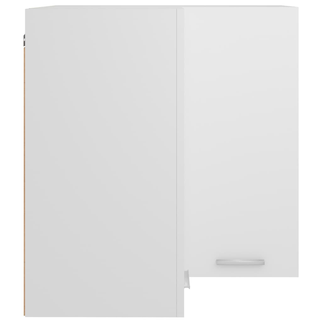 Armoire d'angle suspendue "Lyon" Blanc 57x57x60 cm Bois Meubles de cuisine vidaXL