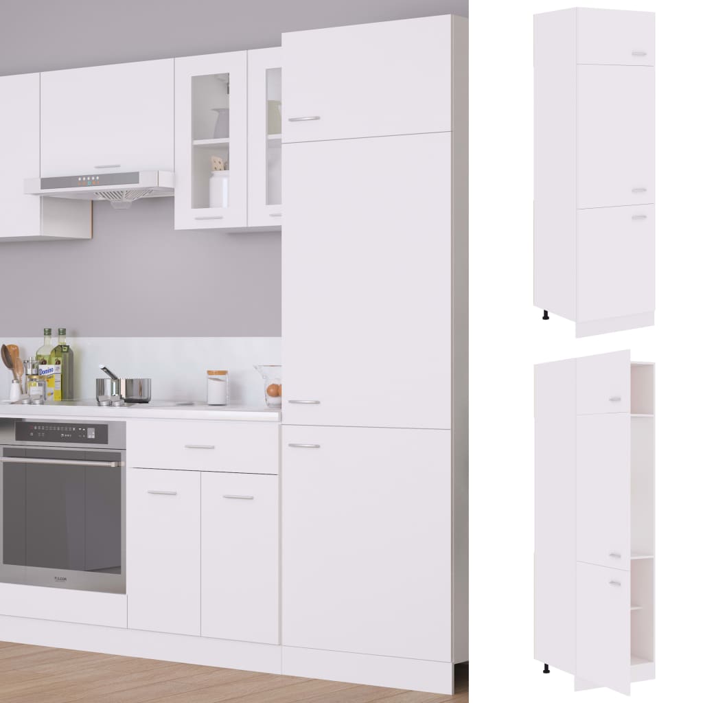 Armoire réfrigérée "Lyon" Blanc 60 x 57 x 207 cm Bois d'ingénierie - XIOS