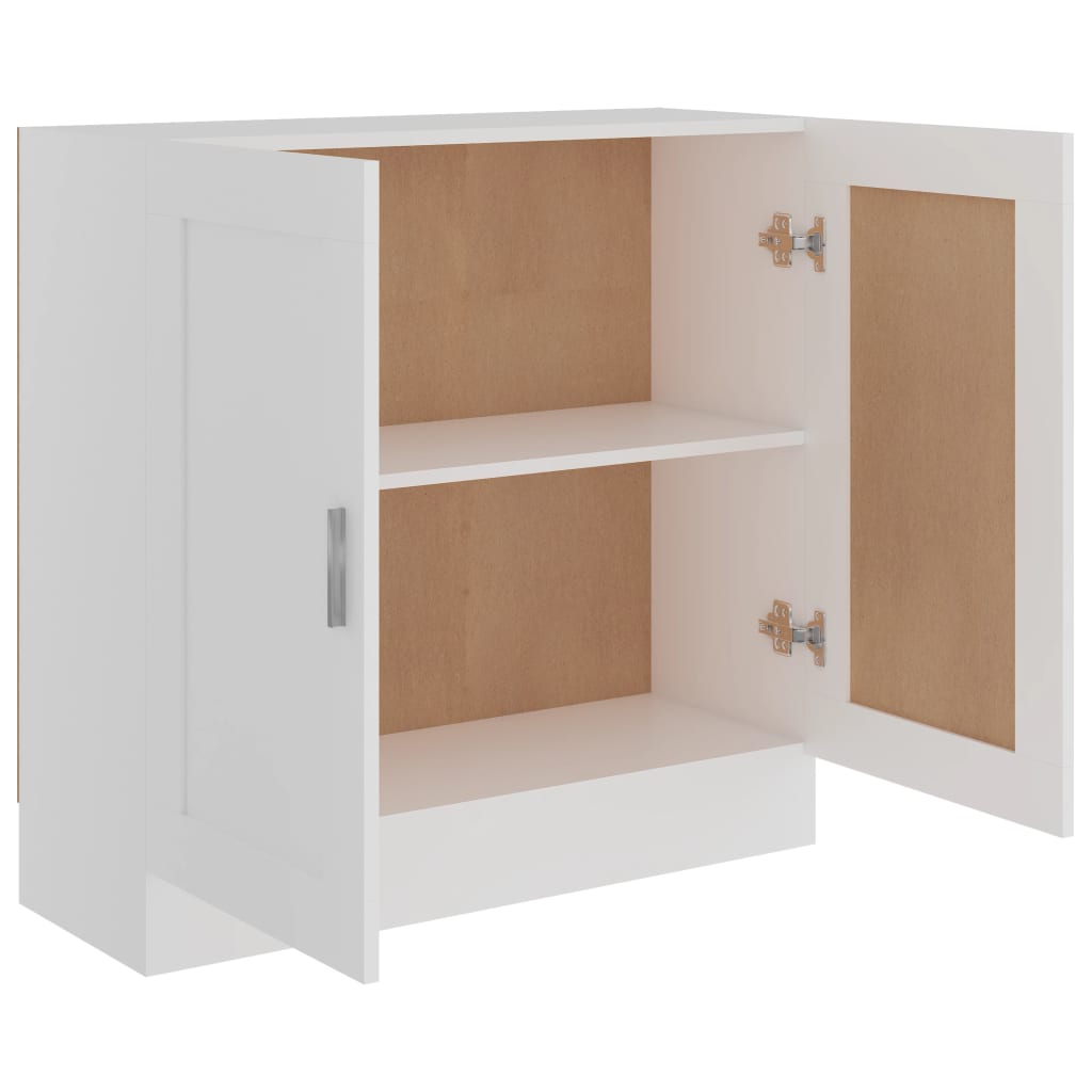 Bibliothèque Blanc 82,5x30,5x80 cm Bois d'ingénierie - XIOS