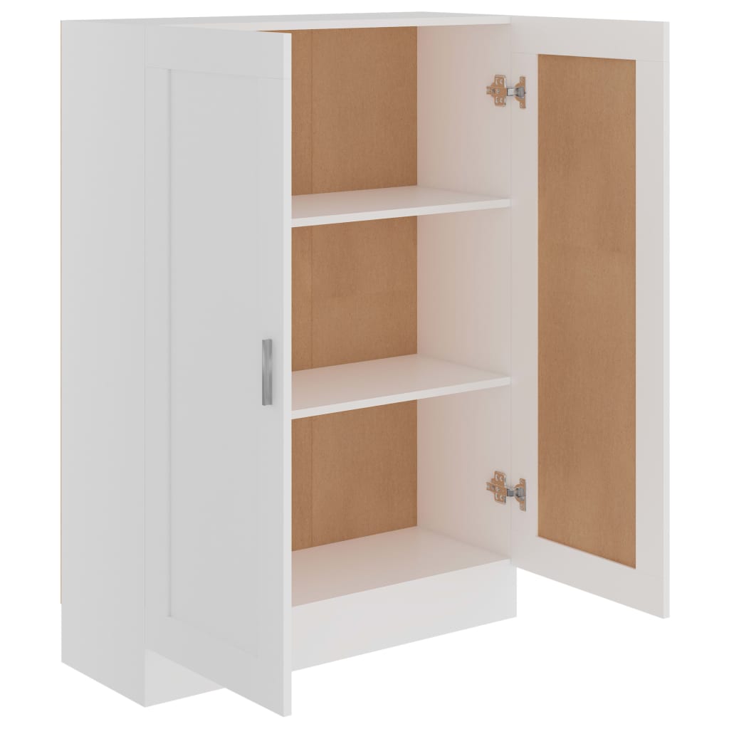 Bibliothèque Blanc 82,5x30,5x115 cm Bois d'ingénierie - XIOS