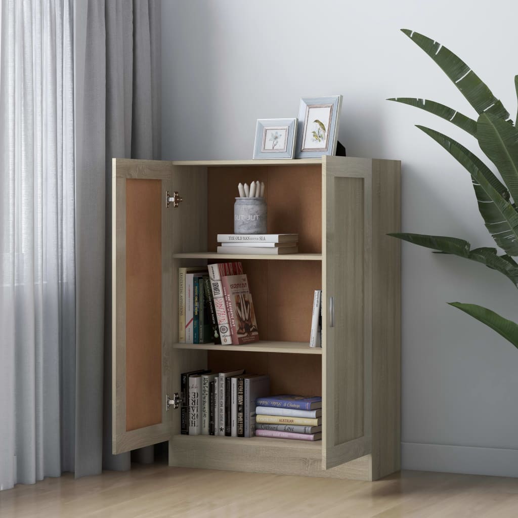 Bibliothèque Chêne sonoma 82,5x30,5x115 cm Bois d'ingénierie - XIOS