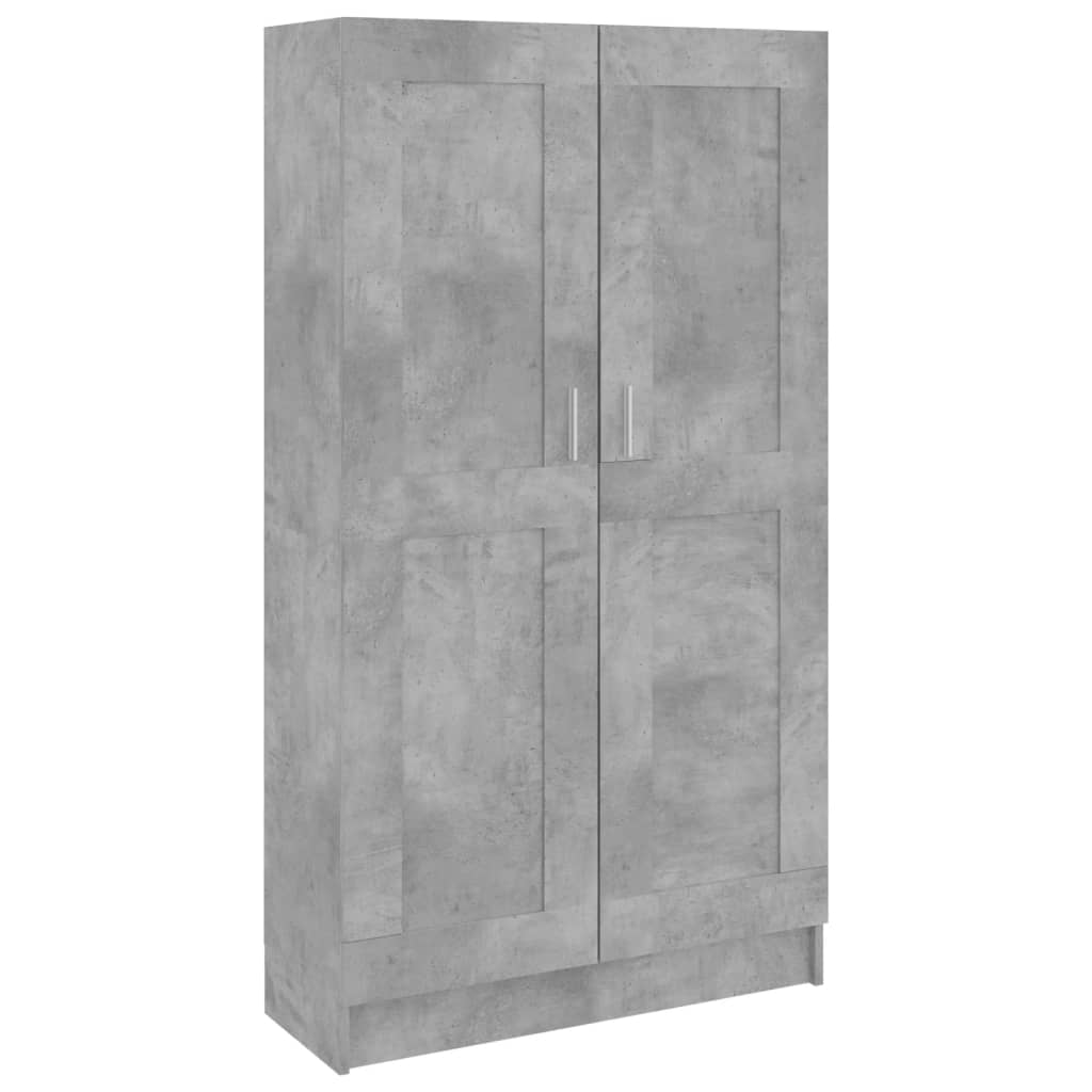 Bibliothèque Gris béton 82,5x30,5x150 cm Bois d’ingénierie - XIOS