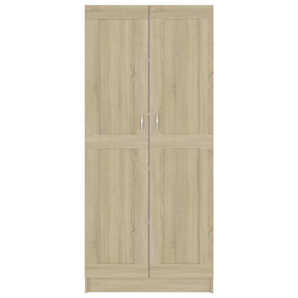 Bibliothèque Chêne sonoma 82,5x30,5x185,5 cm Bois d'ingénierie - XIOS