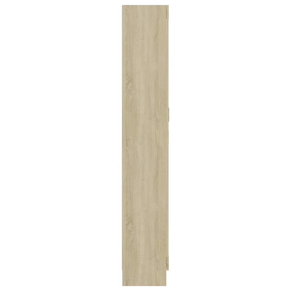 Bibliothèque Chêne sonoma 82,5x30,5x185,5 cm Bois d'ingénierie - XIOS