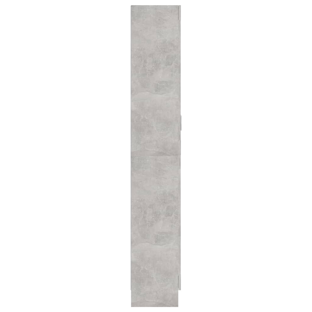 Bibliothèque Gris béton 82,5x30,5x185,5 cm Bois d'ingénierie - XIOS