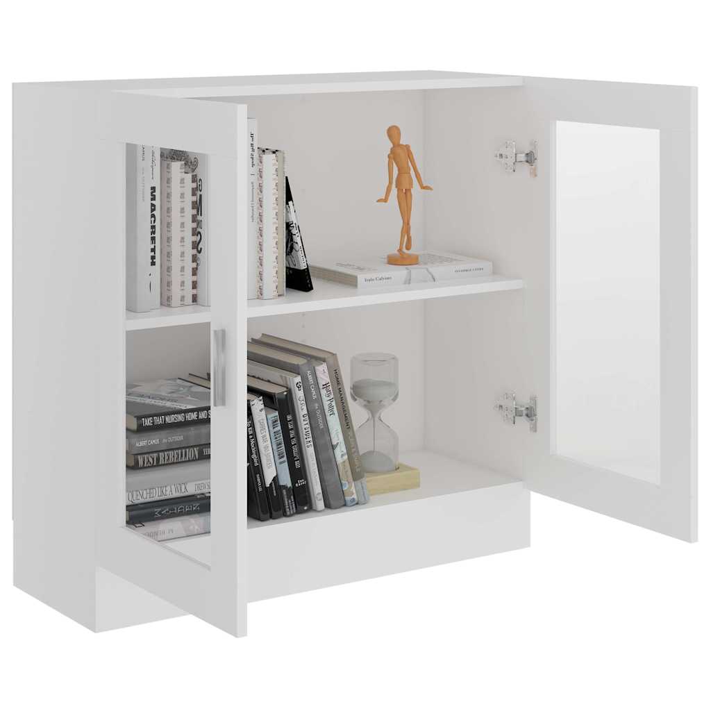 Armoire à vitrine Blanc 82,5x30,5x80 cm Bois d'ingénierie - XIOS
