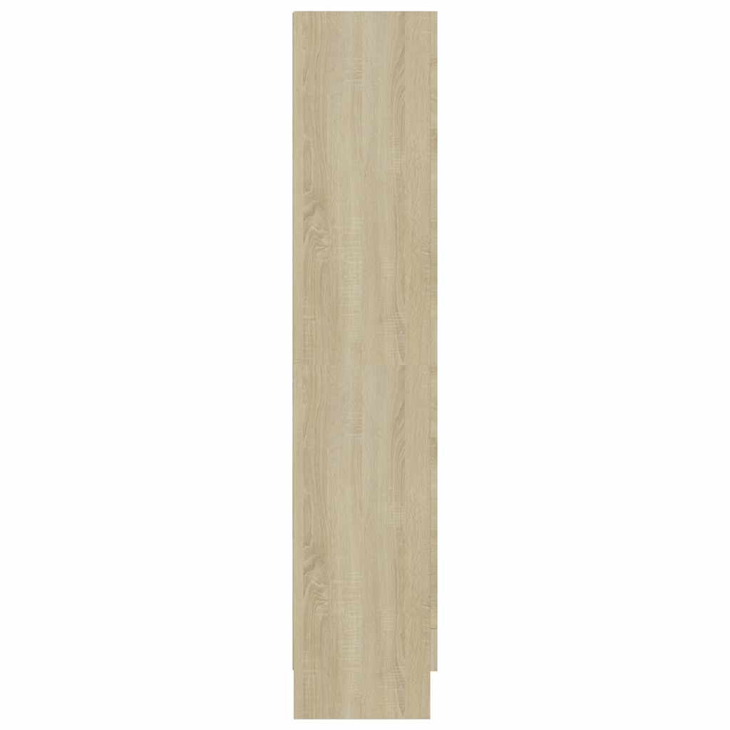 Armoire à vitrine Chêne sonoma 82,5x30,5x150 cm Bois ingénierie - XIOS
