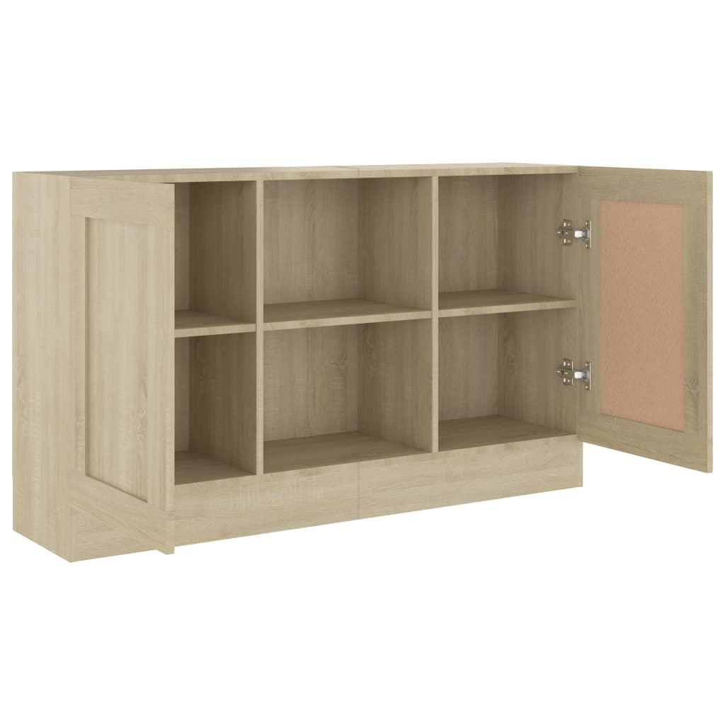Buffet Chêne sonoma 120x30,5x70 cm Bois d'ingénierie - XIOS