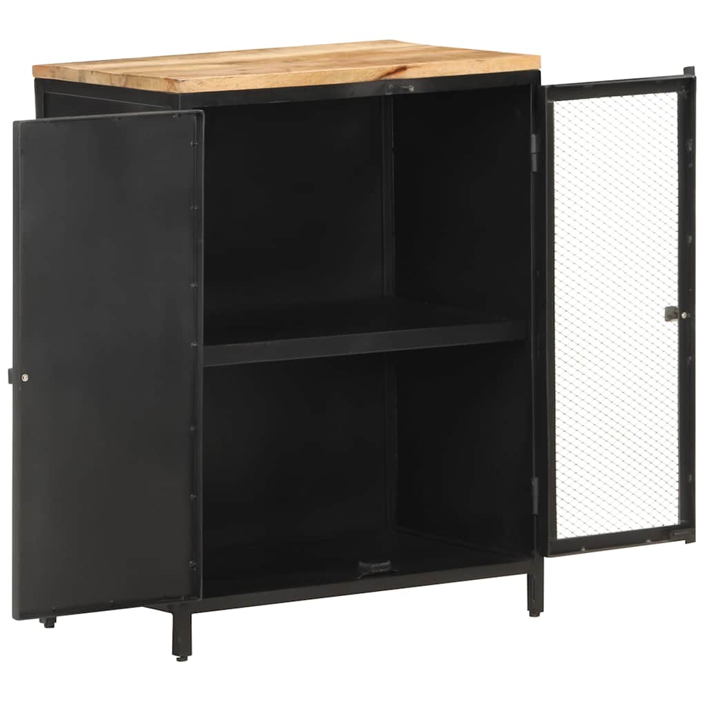 Buffet 60x35x78 cm Bois de manguier massif brut
