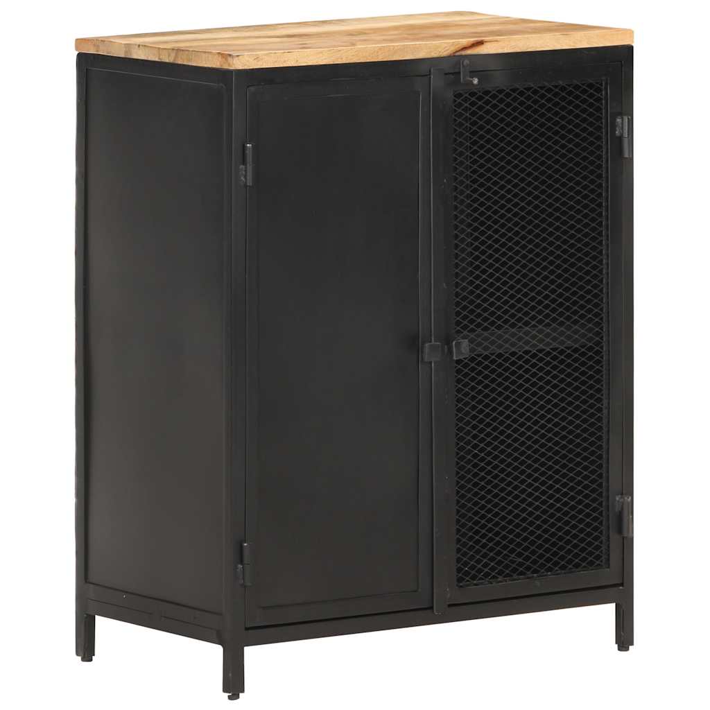 Buffet 60x35x78 cm Bois de manguier massif brut