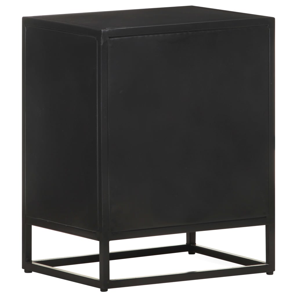 Table de chevet 40x30x50 cm Bois de manguier brut - XIOS