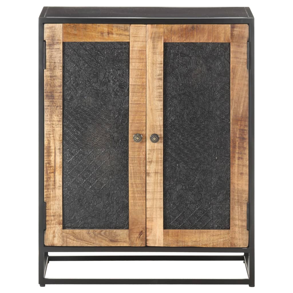 Buffet 60x35x75 cm Bois de manguier brut - XIOS