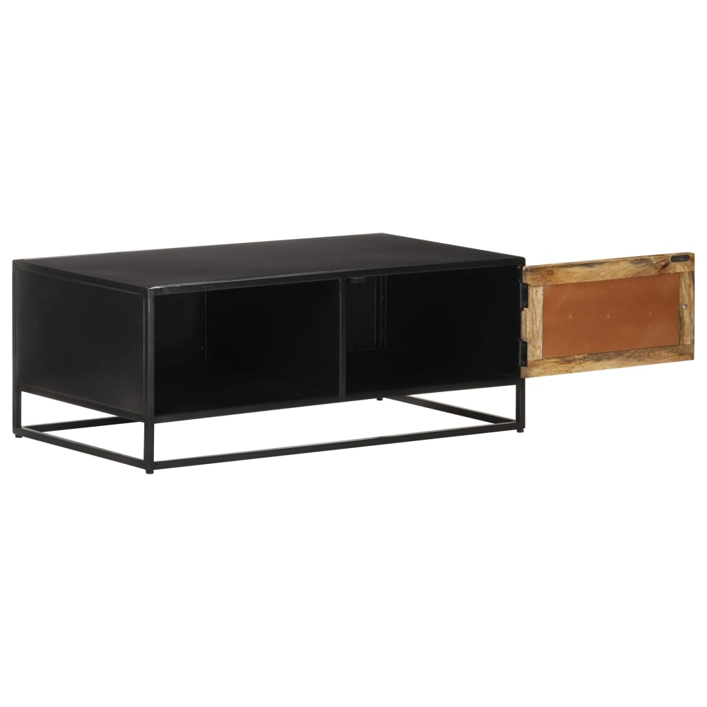 Table basse 90x50x35 cm Bois de manguier brut - XIOS
