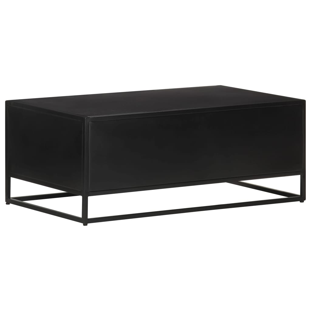 Table basse 90x50x35 cm Bois de manguier brut - XIOS