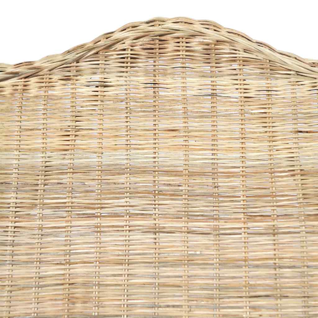 Canapé avec coussin Rotin naturel et lin - XIOS