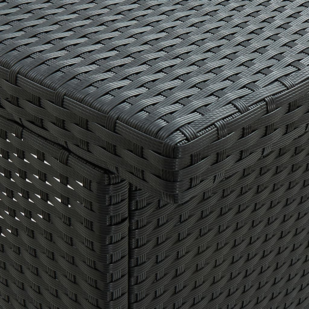 Ensemble de bar 3 pcs Résine tressée Noir - XIOS