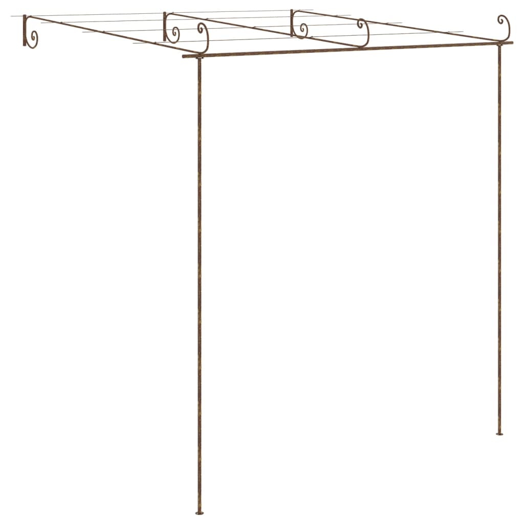 Pergola de jardin Marron antique 3x3x2,5 m Fer - XIOS
