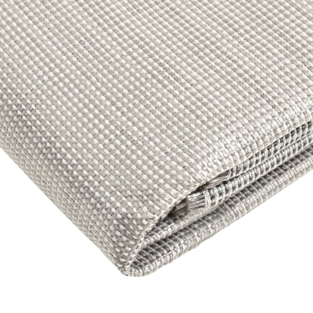 Tapis de tente 500x250 cm Gris foncé Accessoires de tente vidaXL