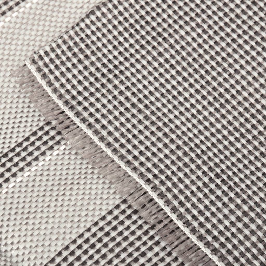 Tapis de tente 650x250 cm Gris foncé Accessoires de tente vidaXL
