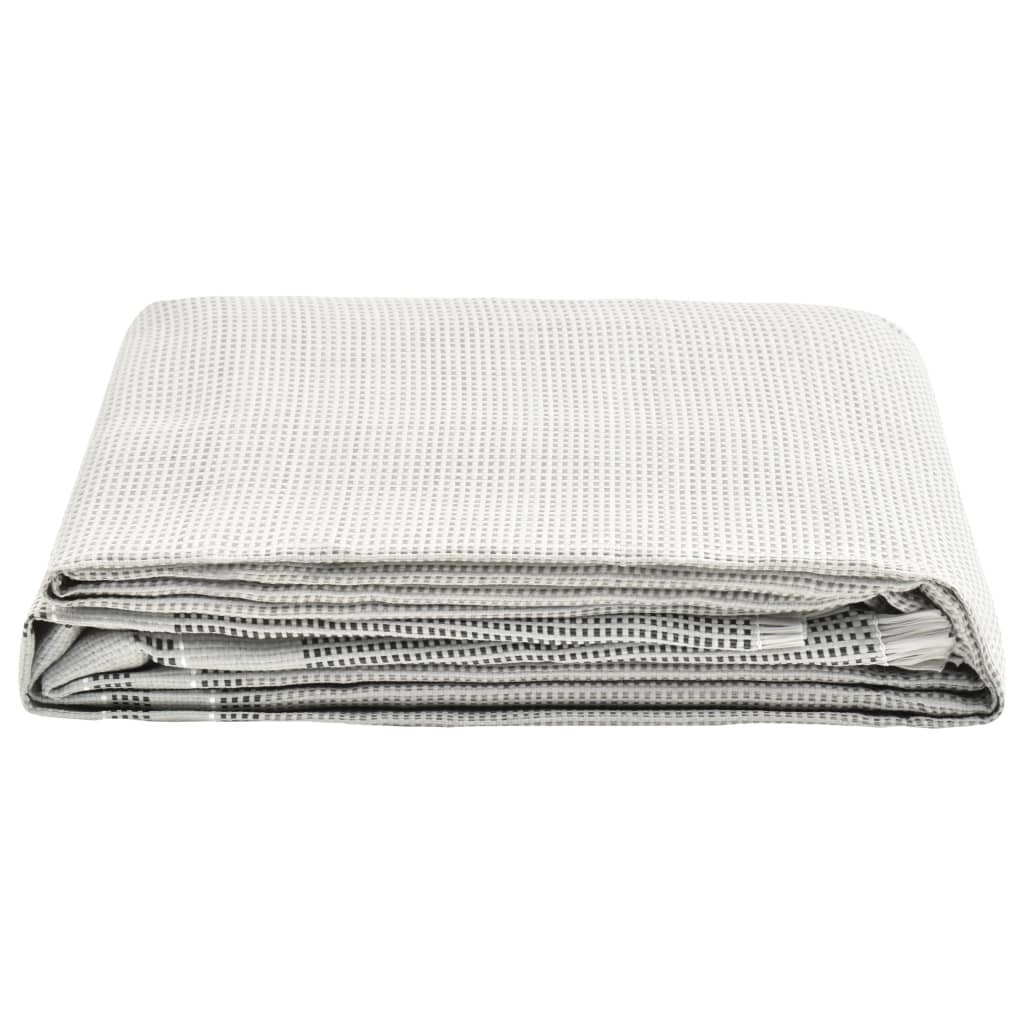 Tapis de tente 450x300 cm Gris Accessoires de tente vidaXL