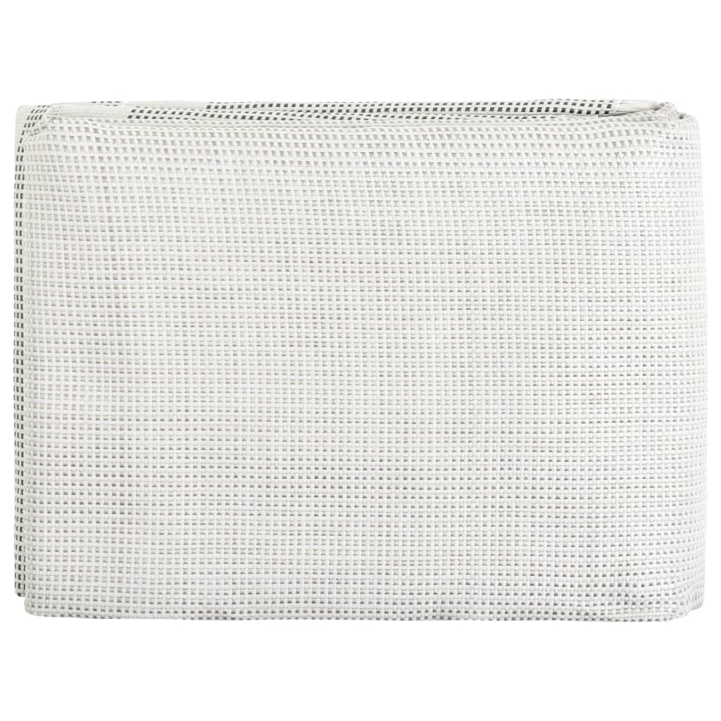 Tapis de tente 650x300 cm Gris Accessoires de tente vidaXL